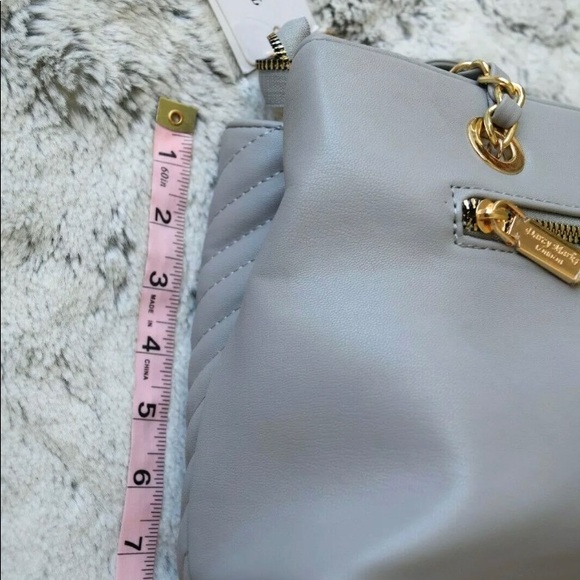 NEW WITH TAG DARCY MARKS LONDON SHOULDER BAG GREY Elegant, NWT - Picture 11 of 11